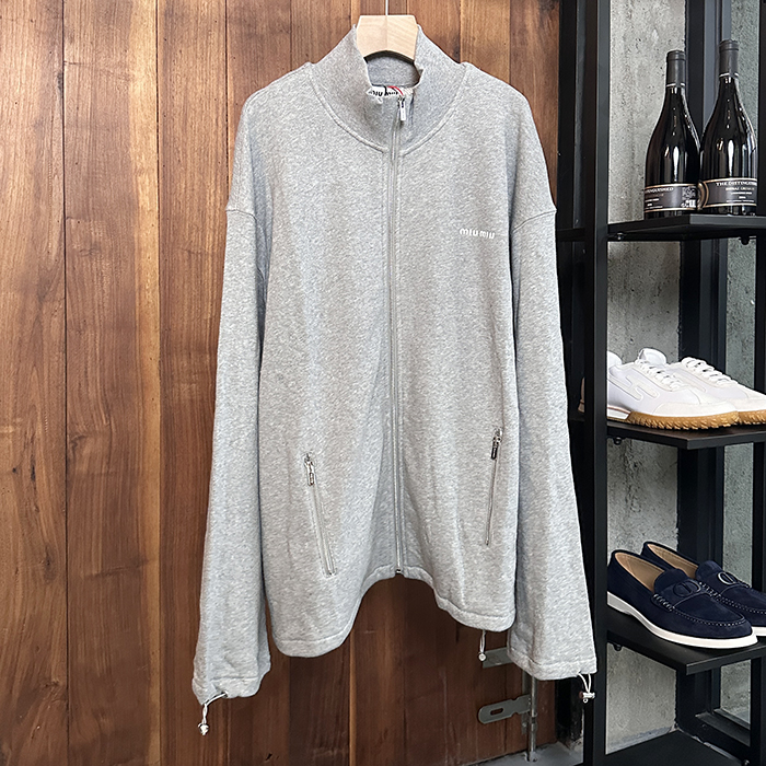 ミュウミュウ メンズ ジップアップ ジャケット -mic7842x