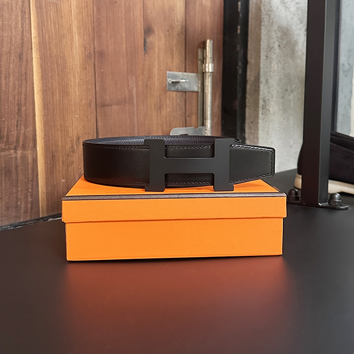 エルメス メンズ コンスタンス バックル リバーシブル ベルト -  Constance Buckle  - bel334x