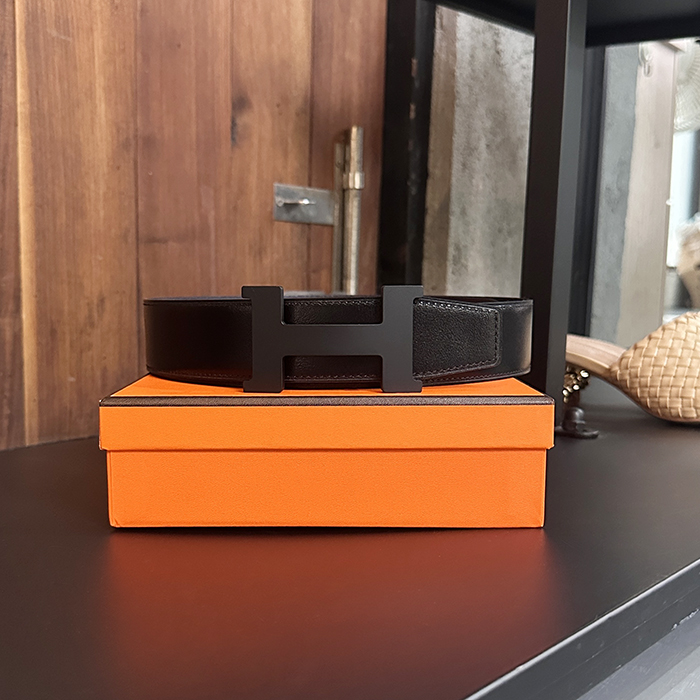 エルメス メンズ コンスタンス バックル リバーシブル ベルト -  Constance Buckle  - bel334x