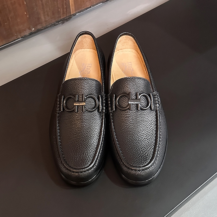   Loafer,FGMS0596 - フェラガモメンズ レザーローファーブラック