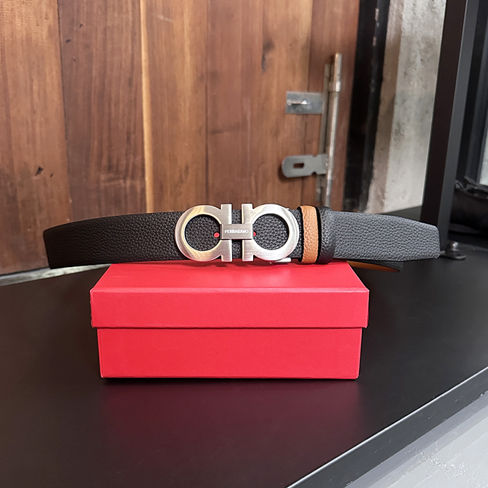 サルヴァトーレ フェラガモ メンズ ガンチーニ ベルト - Ferragamo Gancini - bel188x