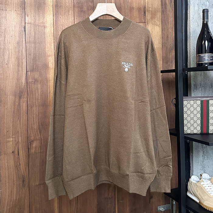 プラダ メンズ ラウンドネックセーター - er - prc7903x