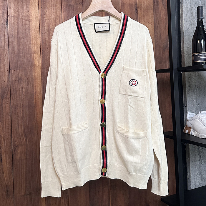 グッチ メンズ Vネック カーディガン -  - guc5524x