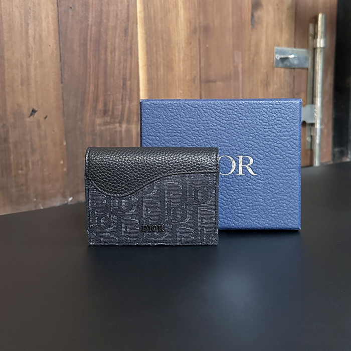 ディオール メンズ オブリーク カードホルダー -  Oblique  - diw346x