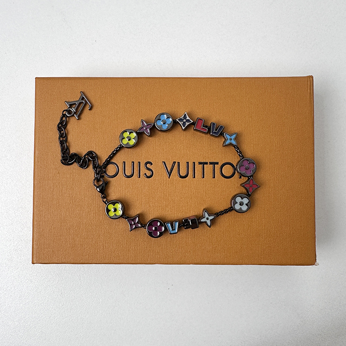 ルイヴィトン レディース ブラック ゴールド ブレスレット - Gold Bangle - acc1950x