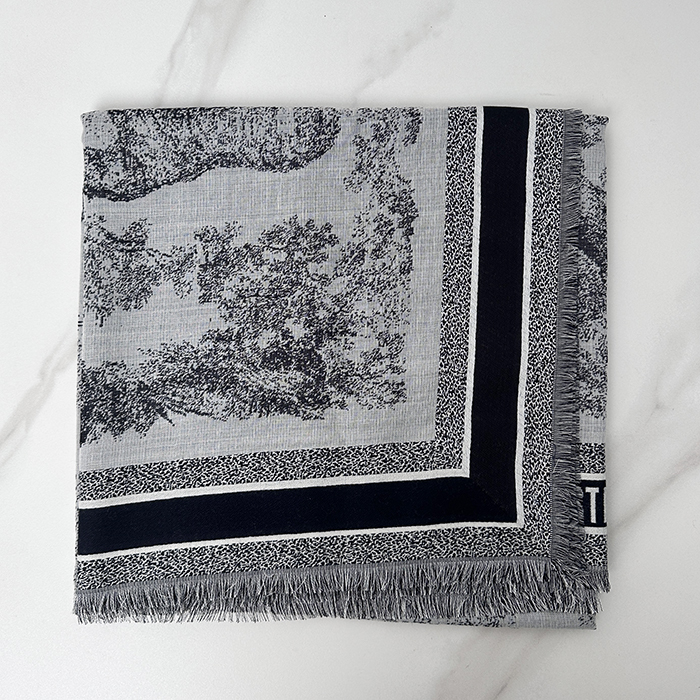 ディオール レディース ネイビー マフラー -   Muffler - acc2220x