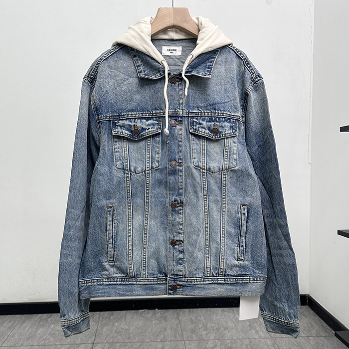 セリーヌ メンズ フード ジャケット - Hood  - cec7825x