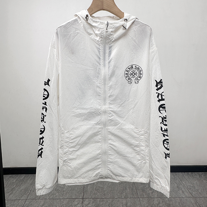 Logo- クロムハーツメンズ LOGO カジュアル ジャケット+パンツ セット Chr0251x.Sizeホワイト