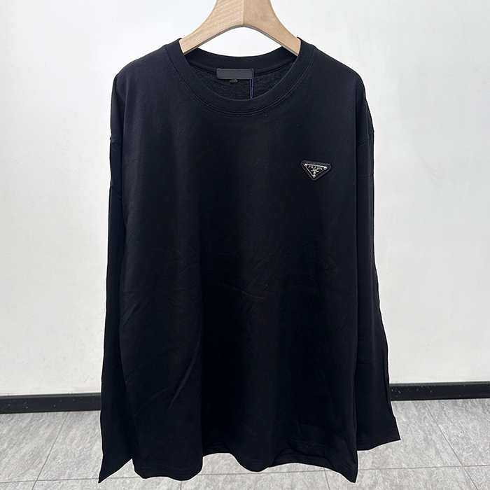 プラダ メンズ ラウンドネック長袖Tシャツ -  - prc1805x