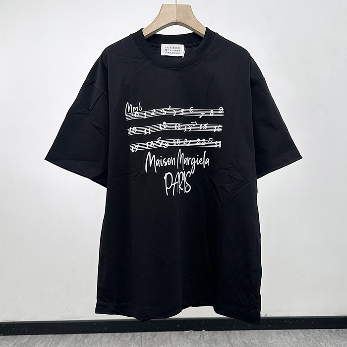 メゾンマルジェラ メンズ ラウンドネック半袖Tシャツ -  Round- mac7752x