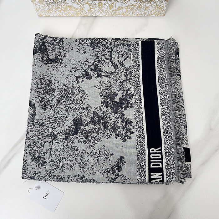 ディオール レディース ネイビー マフラー -   Muffler - acc2220x