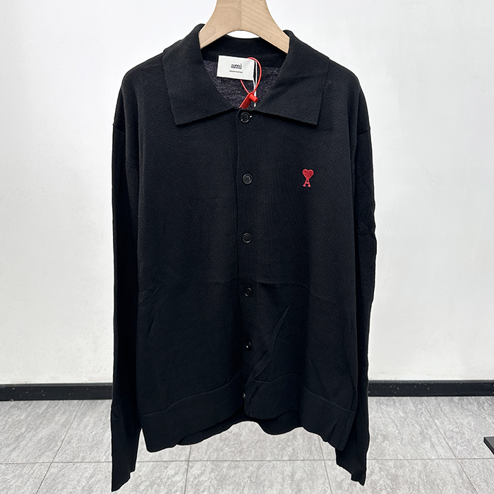 アーミーユニセックス ポロ カーディガン - AmiPolo  - amc8120x