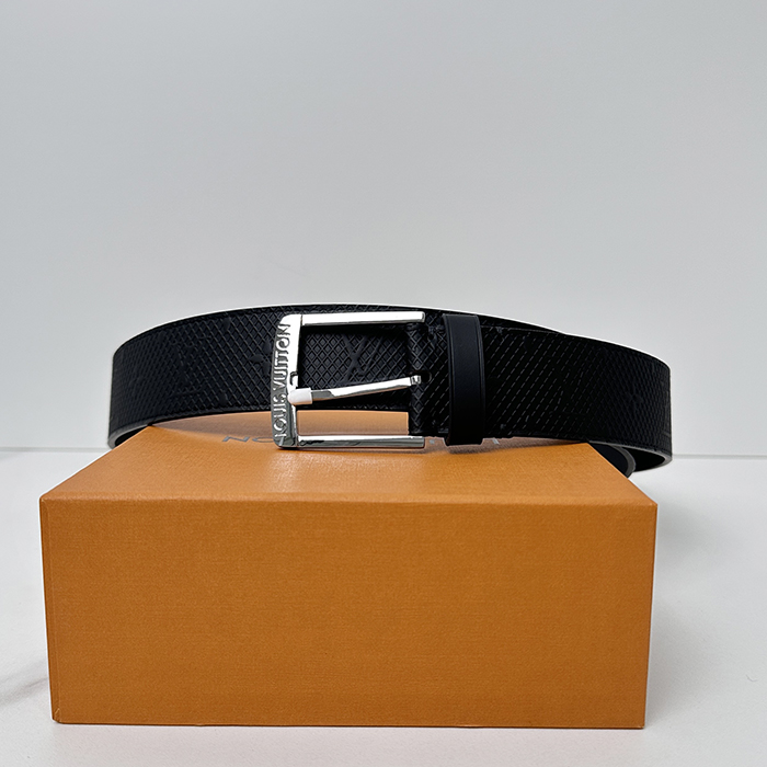   Belt,3.5cm - ルイヴィトンメンズレザーベルト,3.5cm,LOUBT0166,ブラック