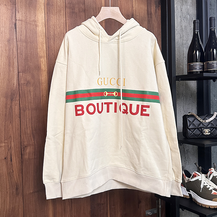 グッチ ユニセックス ブラック フーディーTシャツ - - guc2364x