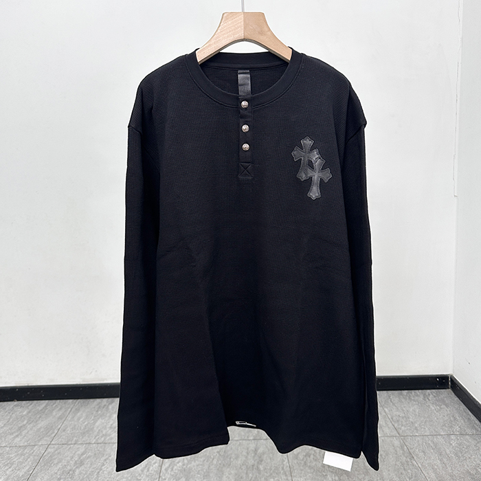 クロムハーツ メンズ ラウンドネック長袖Tシャツ -  Round- chc8007x