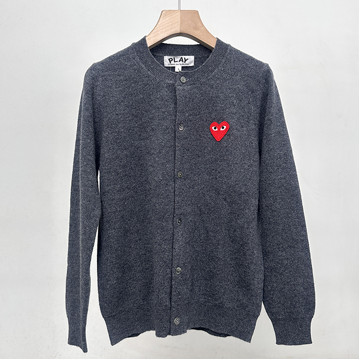  neck   - コムデギャルソンレディース クルーネック ウール カーディガン - cdg68x