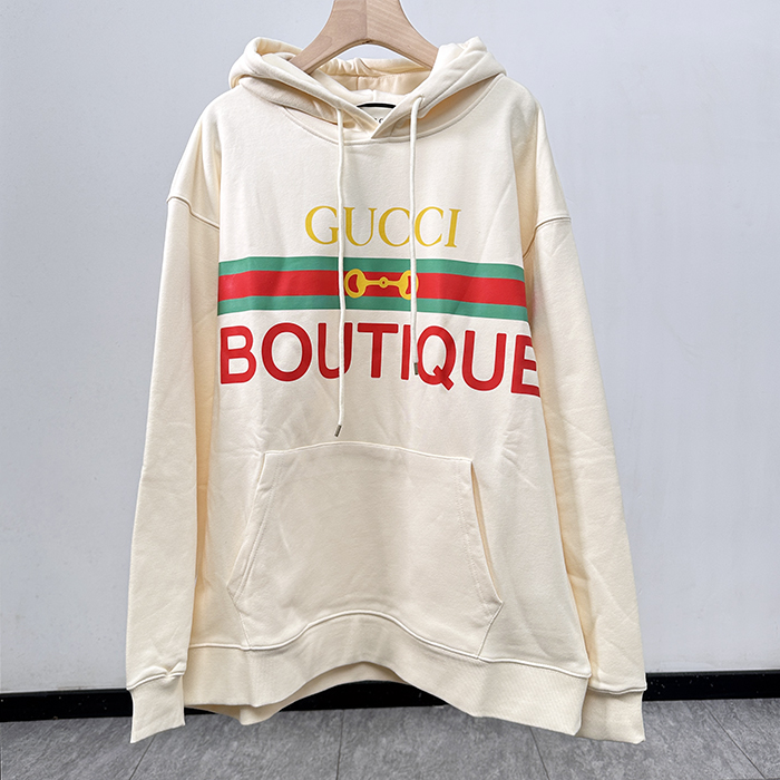 グッチ ユニセックス ブラック フーディーTシャツ - - guc2364x