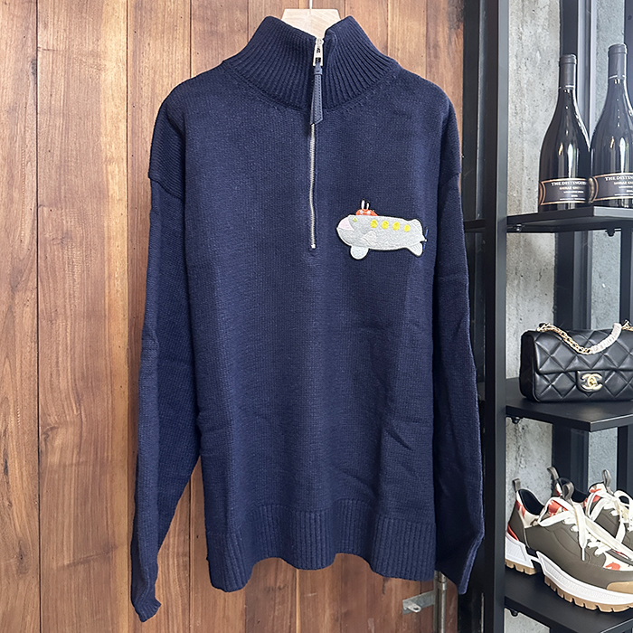 ロエベ メンズ ジップアップ セーター -  er - loc8013x