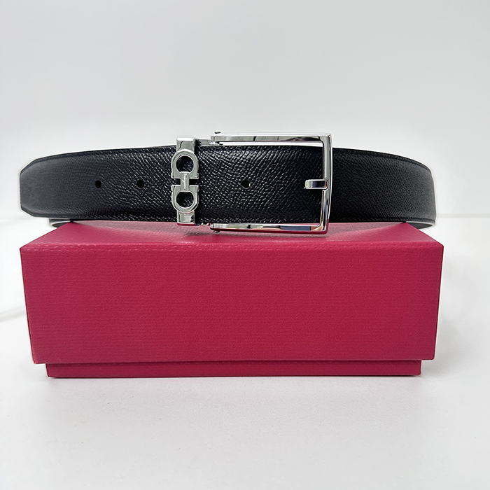 サルヴァトーレ フェラガモ メンズ ガンチーニ ベルト - Ferragamo Gancini - bel173x