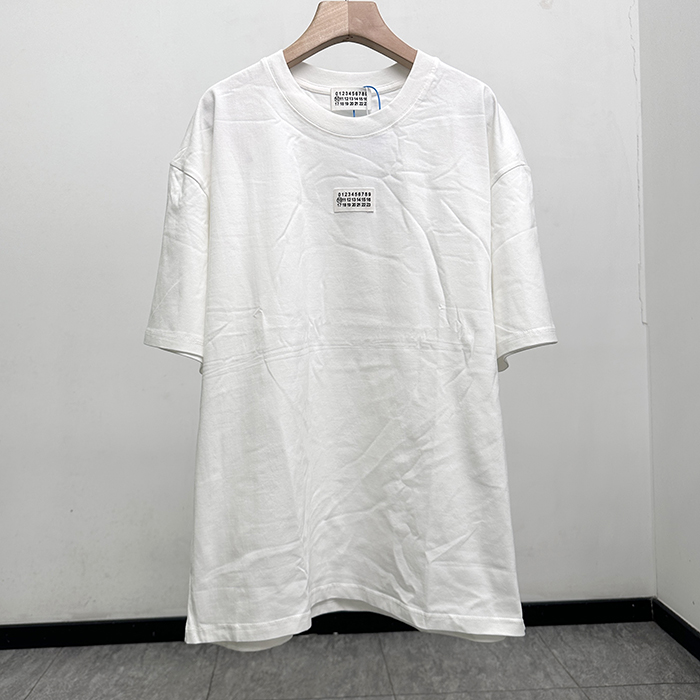 メゾンマルジェラ メンズ ラウンドネック半袖Tシャツ -  Round- mac7147x