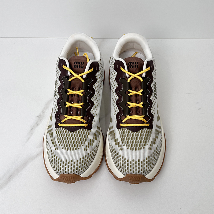 ミュウミュウ ユニセックス テクニカル ファブリック スニーカー - Technical   - mis6314x