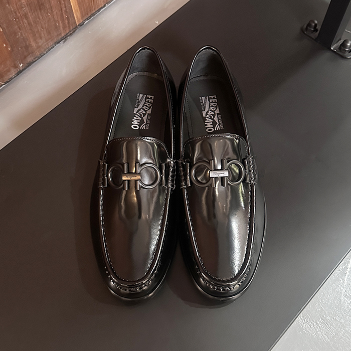   Loafer,FGMS0595 - フェラガモメンズ レザーローファーブラック
