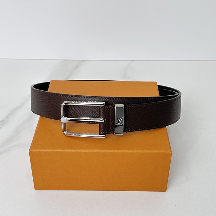 エルメス メンズ H Gourmette バックル リバーシブル ベルト -  H Gourmette Buckle  - bel341x