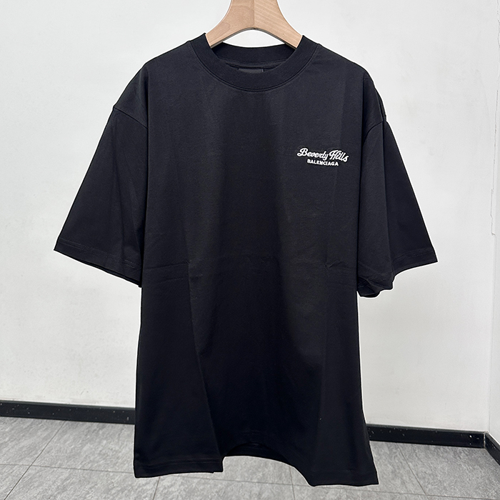 バレンシアガ メンズ ブラック 半袖Tシャツ -   - cec635x