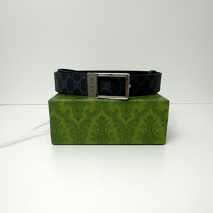 グッチ メンズ モダン ブラック ベルト -Belts - gu700x