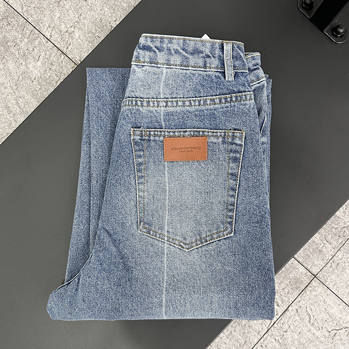 アレキサンダーマックイーン レディース LOGO パンツ Alw0050xブルー