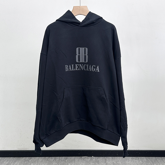 バレンシアガ ユニセックス ベーシック フーディーTシャツ - Basic  - bac7880x