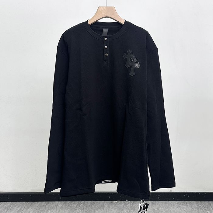 クロムハーツ メンズ ラウンドネック長袖Tシャツ -  Round- chc8007x