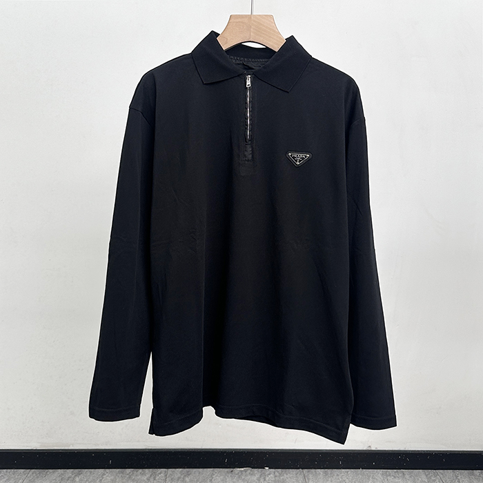 プラダ メンズ ポロ 長袖Tシャツ - Polo- prc4011x