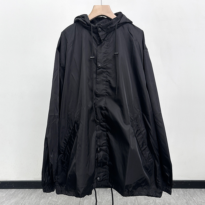 バレンシアガ メンズ フード ジャケット -  Denim  - bac8485x