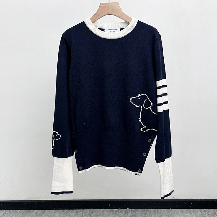 トムブラウン レディース ラウンドネックニット -  Knits - thc1434x