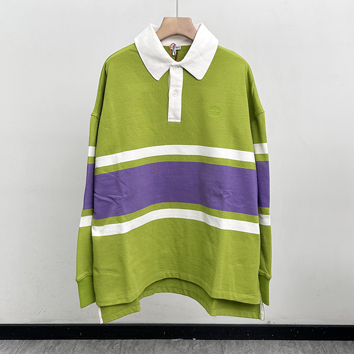 ロエベ メンズ ポロ 長袖Tシャツ - Polo- loc8678x