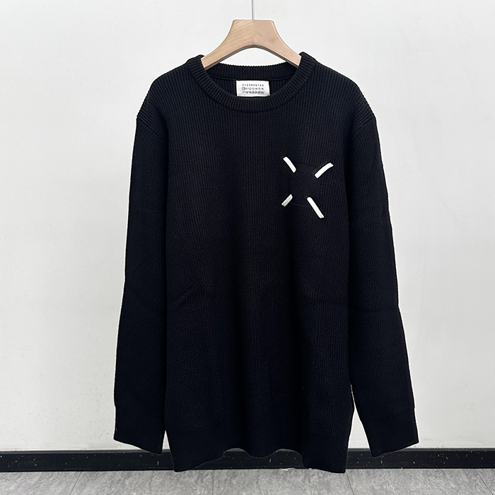 メゾンマルジェラ メンズ ラウンドネックニット - Maison margiela Knitwear - mac8405x