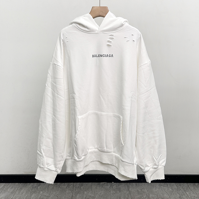 バレンシアガ メンズ オーバーサイズフィット フーディーTシャツ -  Over Size  - bac3173x