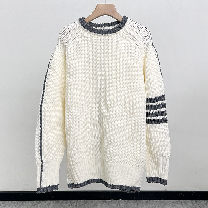 トムブラウン メンズ ラウンドネックセーター- er - thc4963x