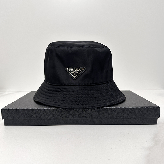 プラダユニセックス 帽子 PRAM0004, ブラック