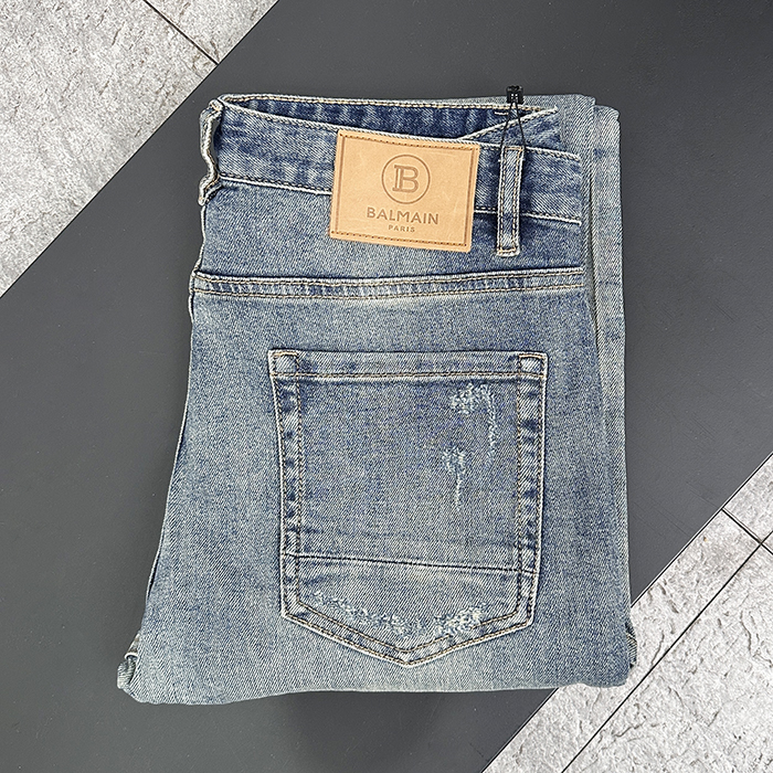 Balmain Trendy Denim  - バルマン メンズ トレンディ デニム パンツ Bal0247x Size ブルー