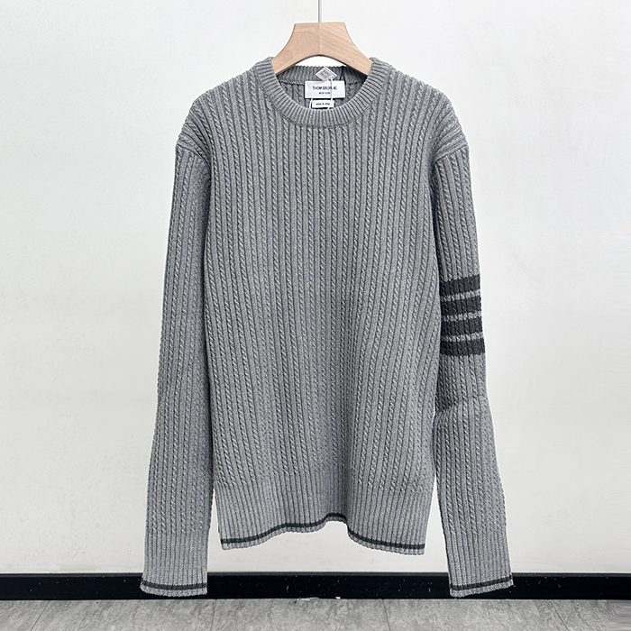 トムブラウン メンズ ラウンドネックセーター- er - thc8266x