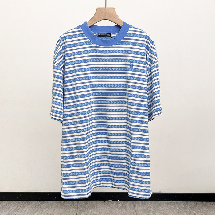 クロムハーツ メンズ ラウンドネック半袖Tシャツ - Round- chc6988x