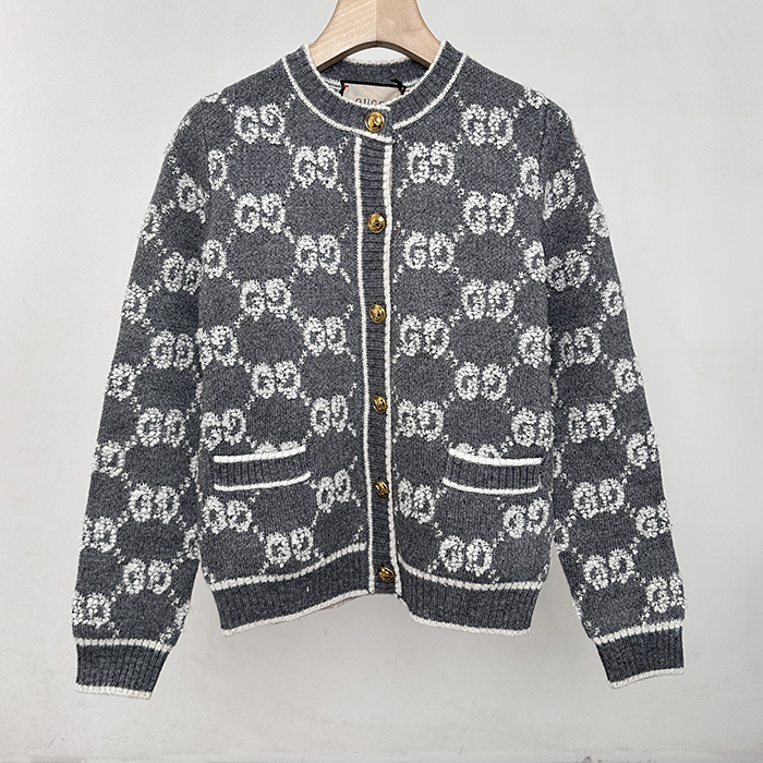 グッチ レディース Vネック カーディガン -   - guc5023x