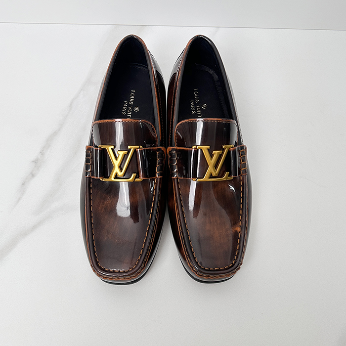 ルイヴィトン メンズ クラシック ブラウンローファー - Brown- lou04311x