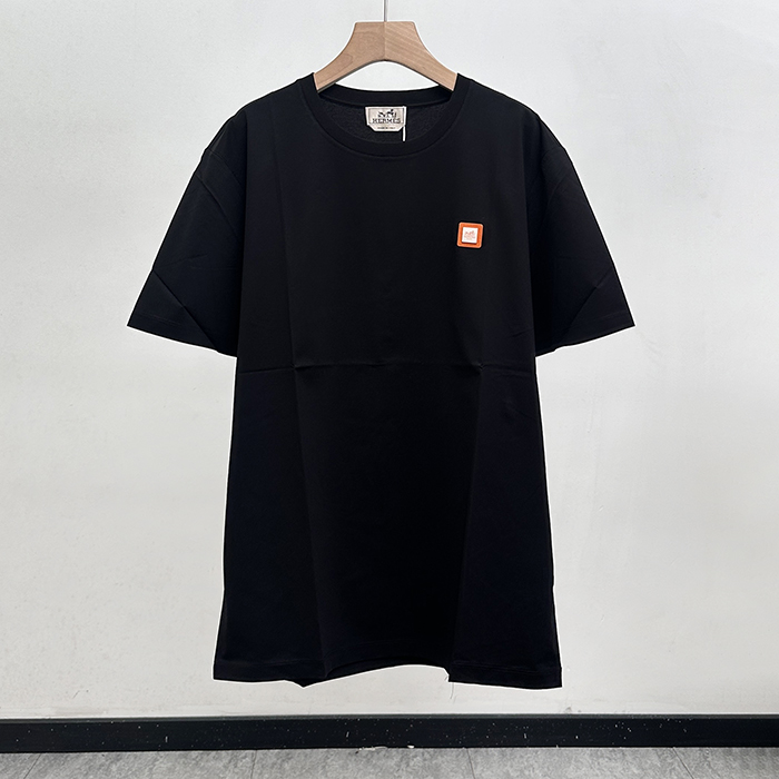 エルメス メンズ ラウンドネック半袖Tシャツ -  Round- hec7077x