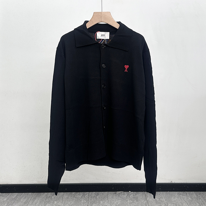 アーミーユニセックス ポロ カーディガン - AmiPolo  - amc8120x