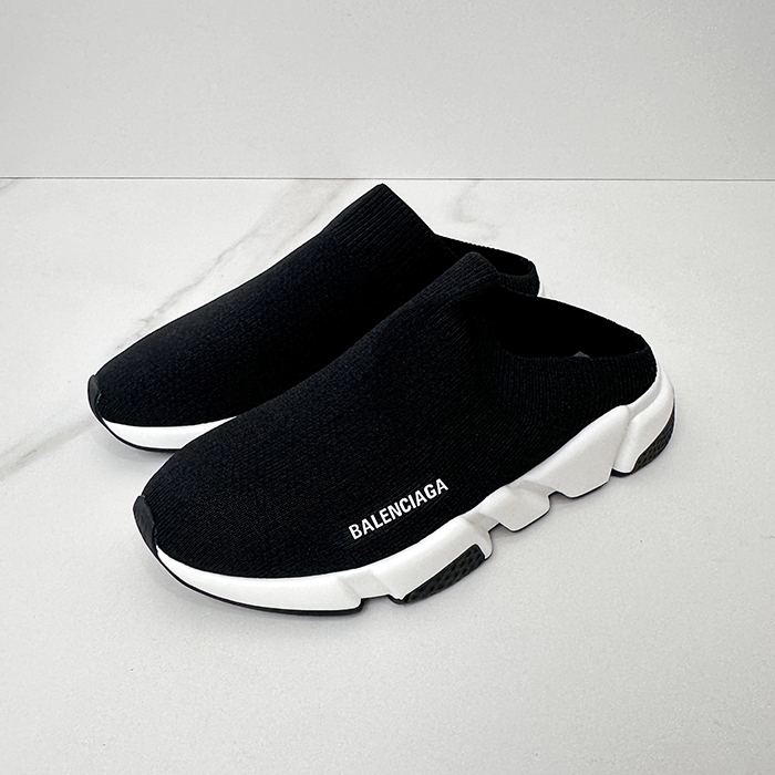 バレンシアガ ユニセックス  ニット ミュール - ​​Recycled Knit Mule - bas8062x