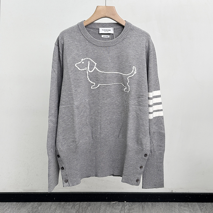 トムブラウン メンズ ラウンドネックセーター- er - thc4966x