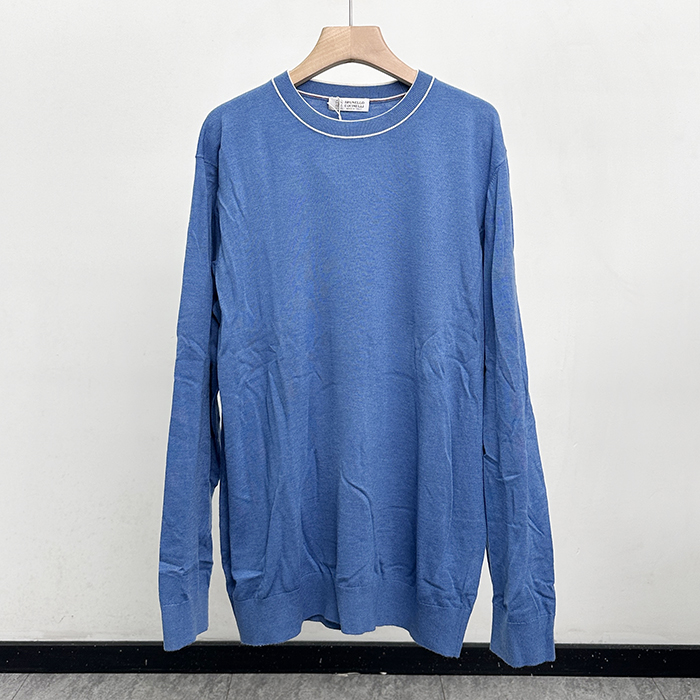 ブルネロクチネリ メンズ ラウンドネックニット -  Cucinelli Knitwear - brc8761x